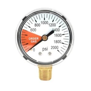 Regulator Gauge High Pressure 0-2000 PSI