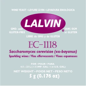 Lalvin Yeast EC-1118 - 5 grams