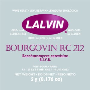 Lalvin Yeast RC-212 - 5 grams