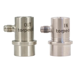 Torpedo Ball Lock Gas & Beverage Disconnects 1/4 inch Flared