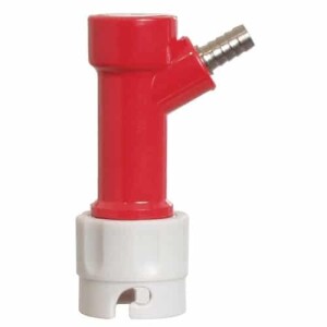 CM Becker Pin Lock Gas Disconnect 1/4 inch Barbed