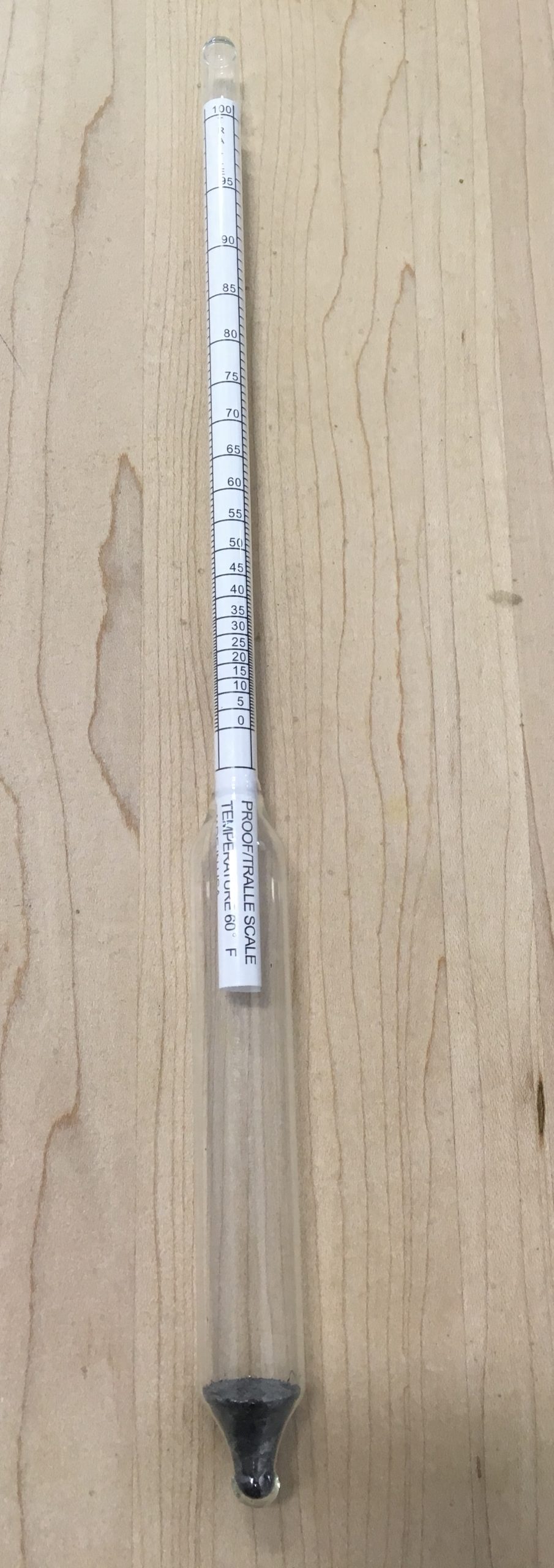 Alcoholmeter Proof and Tralles - 10"