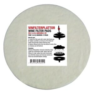 Vinfiltering - Filter pads 100 micron