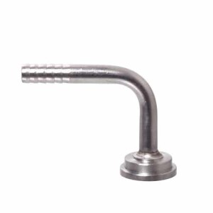 Tailpiece - 90 Elbow 1/4 inch Barb - Stainless Steel