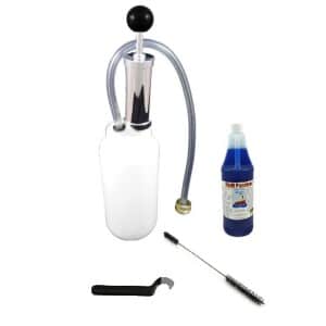 Beer Keg Line Cleaning Kit with 4 oz Cleaning Liquid