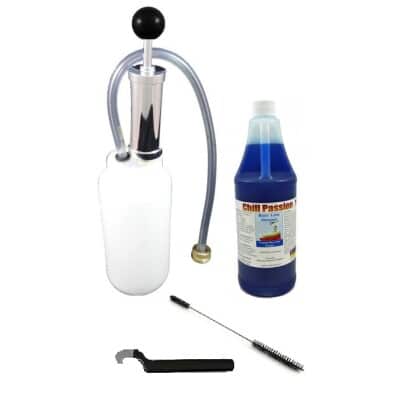 Beer Keg Line Cleaning Kit with 32oz Cleaning Liquid