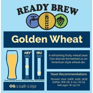 Paddock Wood - Golden Wheat Hefeweizen - 23 litre Wort