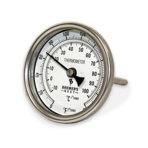 Thermometer 3 inch Dial 4 inch Probe