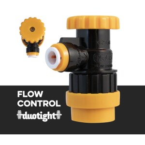 Duotight Flow Control - Ball Lock Disconnect Black Liquid - 8mm