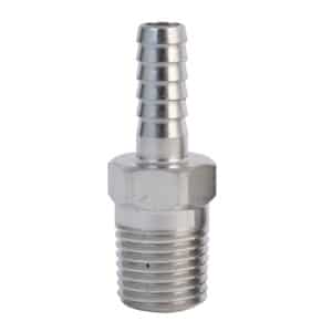 Hose Fitting 1/4 inch NPT Male to 1/4 inch Barb