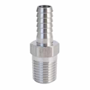 Hose Fitting 1/4 inch NPT Male to 5/16 inch Barb