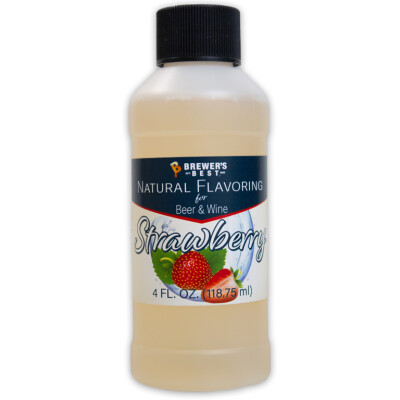 Natural Strawberry Flavoring Extract - 4 ounce