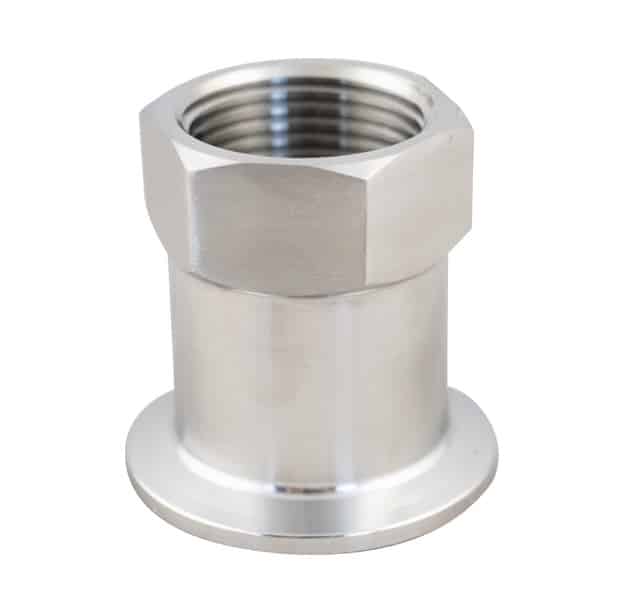 1.5 inch Tri-Clamp End Cap with 1 inch NPT Female