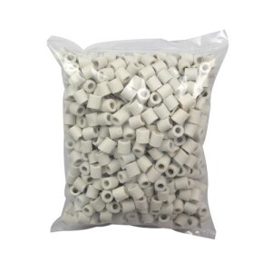 Ceramic Raschig Rings - 1 Litre - 10 mm